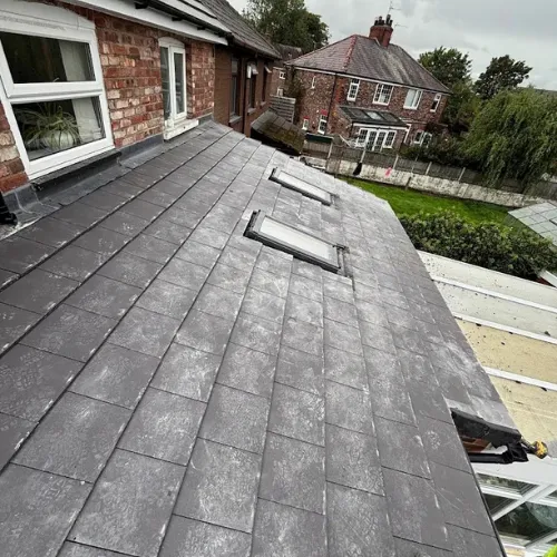 Recent roof project completed in Chester