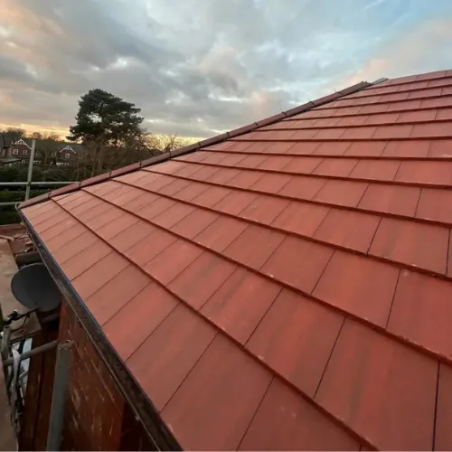 Recent roof project completed in Chester