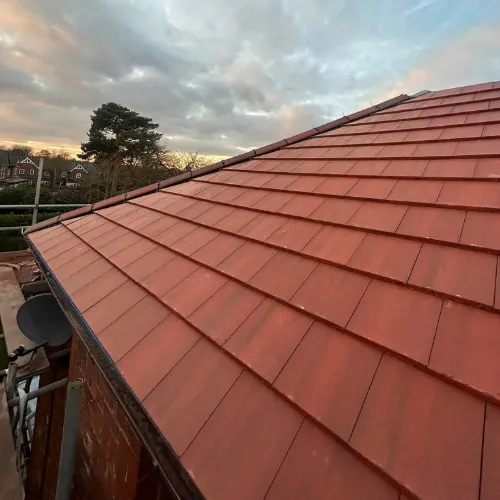 Recent roof project completed in Chester